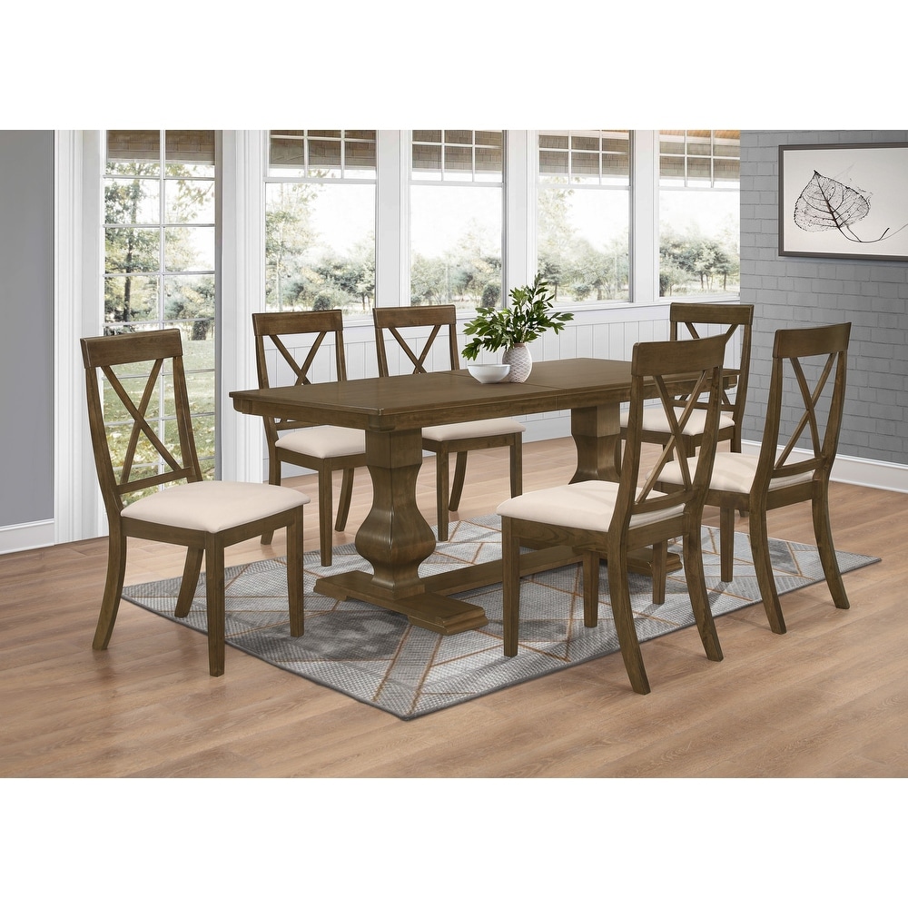 Damaris 7 pieces Dining Table and Chair