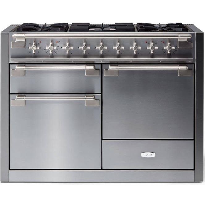 AGA 48-inch Elise Dual Fuel Range with True European convection AEL481DFSS