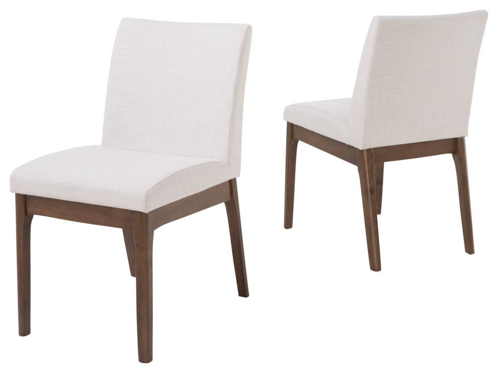 Oceanna Mid Century Modern Dining Chairs  Set of 2   Midcentury   Dining Chairs   by GDFStudio  Houzz