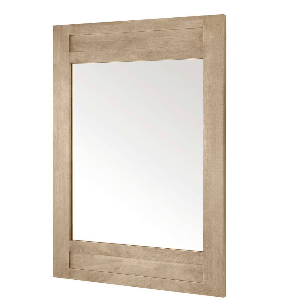 Home Decorators Collection Aberdeen 40 in. x 28 in. Framed Wall Mount Mirror in Antique Oak Aberdeen BMR-AO