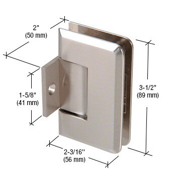 CRL P1N280BN Brushed Nickel Pinnacle 280 Series 18...