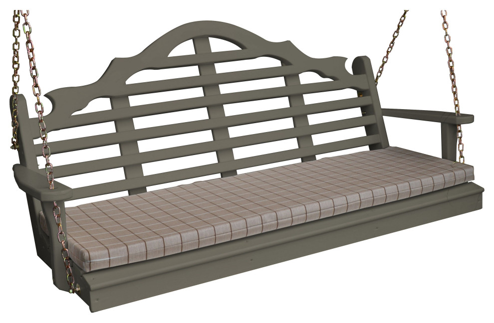 Pine Marlboro Porch Swing   Traditional   Porch Swings   by Furniture Barn USA  Houzz