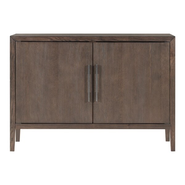 Wooden Storage Cabinet Sideboard with 2 Metal handles and 2 Doors