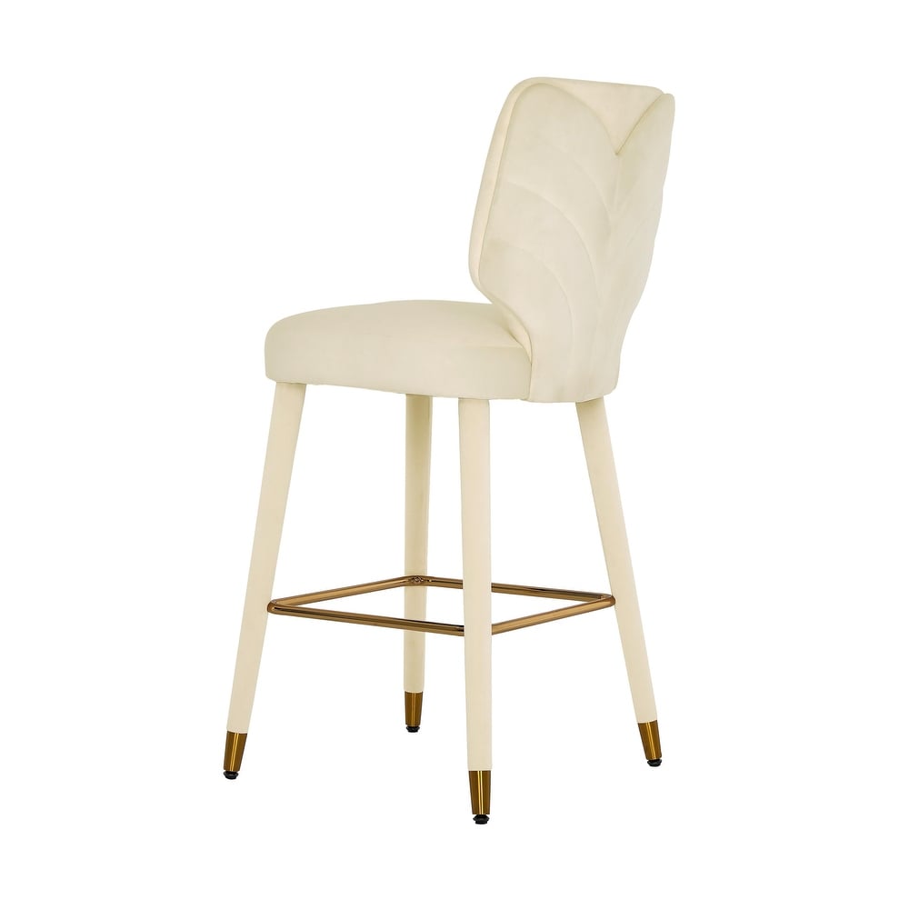 Athena Velvet Bar Stool