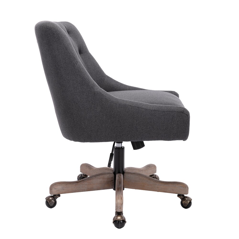 Tufted Accent Chairs Swivel Desk Chair Computer Chair for Living Room