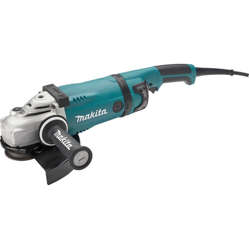 Makita 15 Amp 9 in. Angle Corded Grinder with Lock-Off and No Lock-On Switch GA9031Y