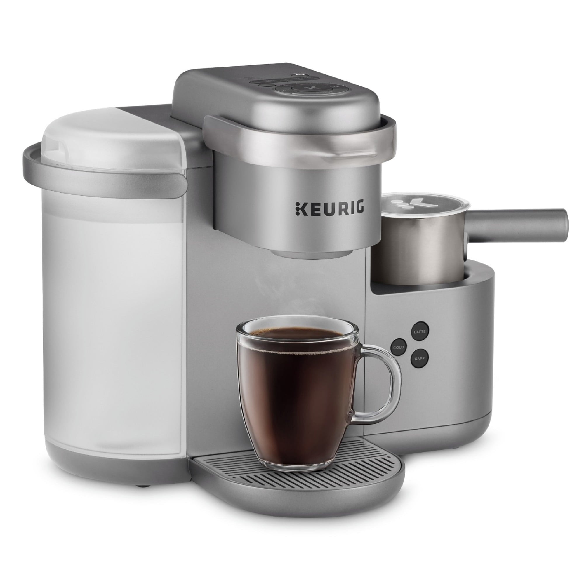 Keurig K-Cafe Special Edition Single Serve K-Cup Pod Coffee, Latte and Cappuccino Maker, Nickel