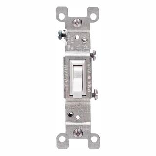 Leviton 15 Amp Single-Pole Switch White (10-Pack) M24-01451-2WM