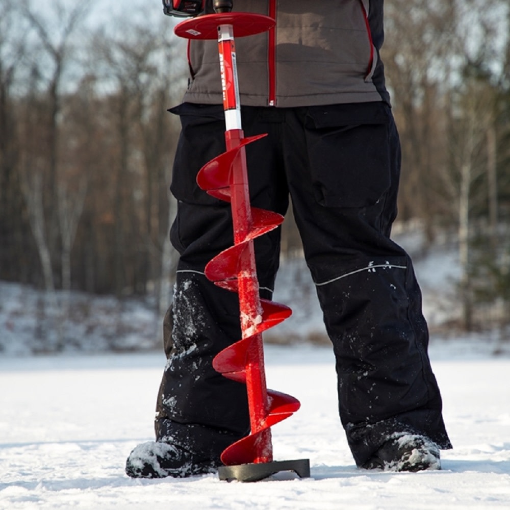 8 Ice Auger with Milwaukee 2803-22 Drill ;