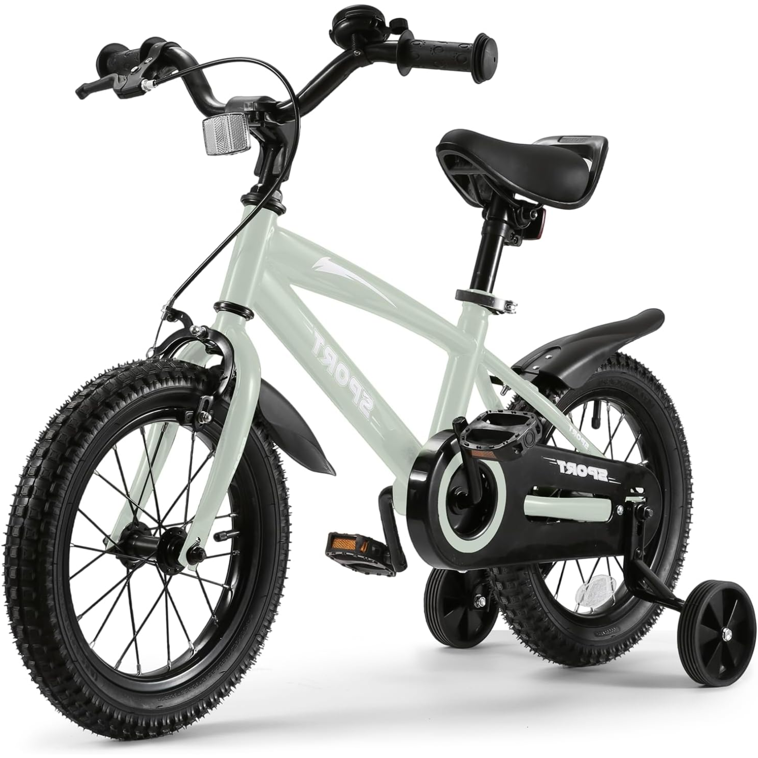 14 Inch Kid's Bike with Training Wheels for Ages 5-8