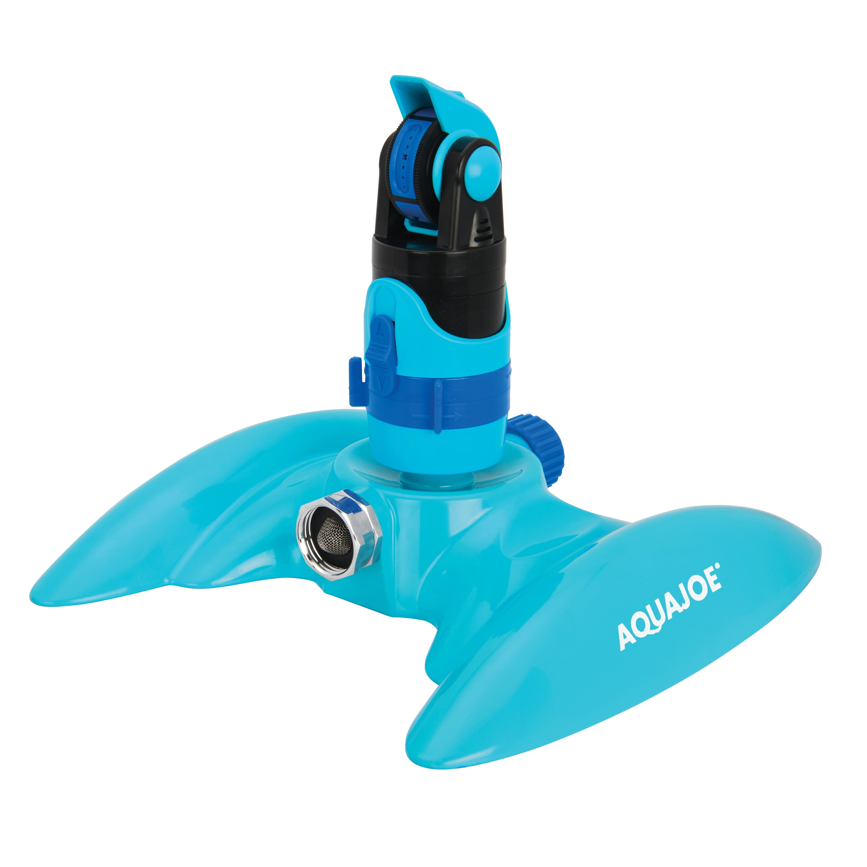 Aqua Joe 4-Pattern Turbo Drive 360-Degree Sprinkler， Customizable Coverage， 3，740 Sq. ft. Max Coverage