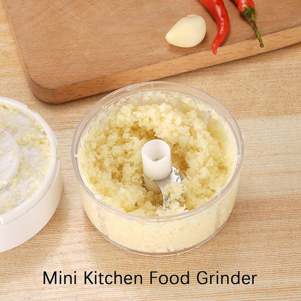 Household Manual Pull Food Garlic Ginger Vegetable Grinder Chopper Mincer Kitchen Utensilsgray