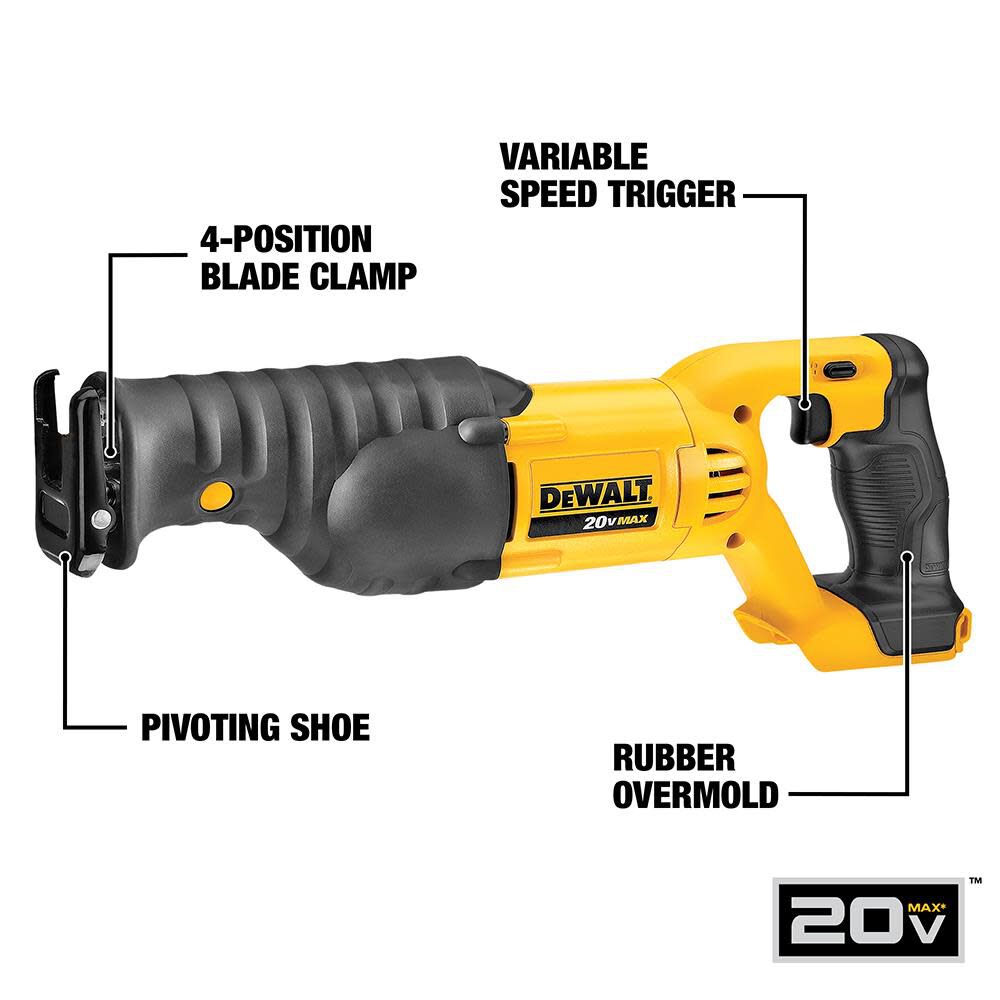 DEWALT 20V MAX 4 Tool Combo Kit DCK445D1M1 from DEWALT