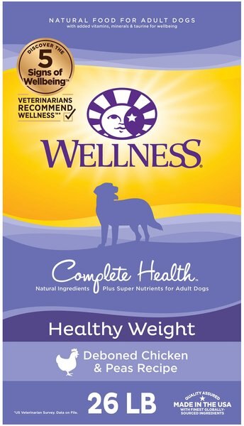 Wellness Complete Health Healthy Weight Deboned Chicken and Peas Recipe Dry Dog Food