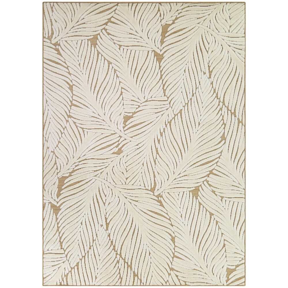 Alegria Tropical Leaves Area Rug