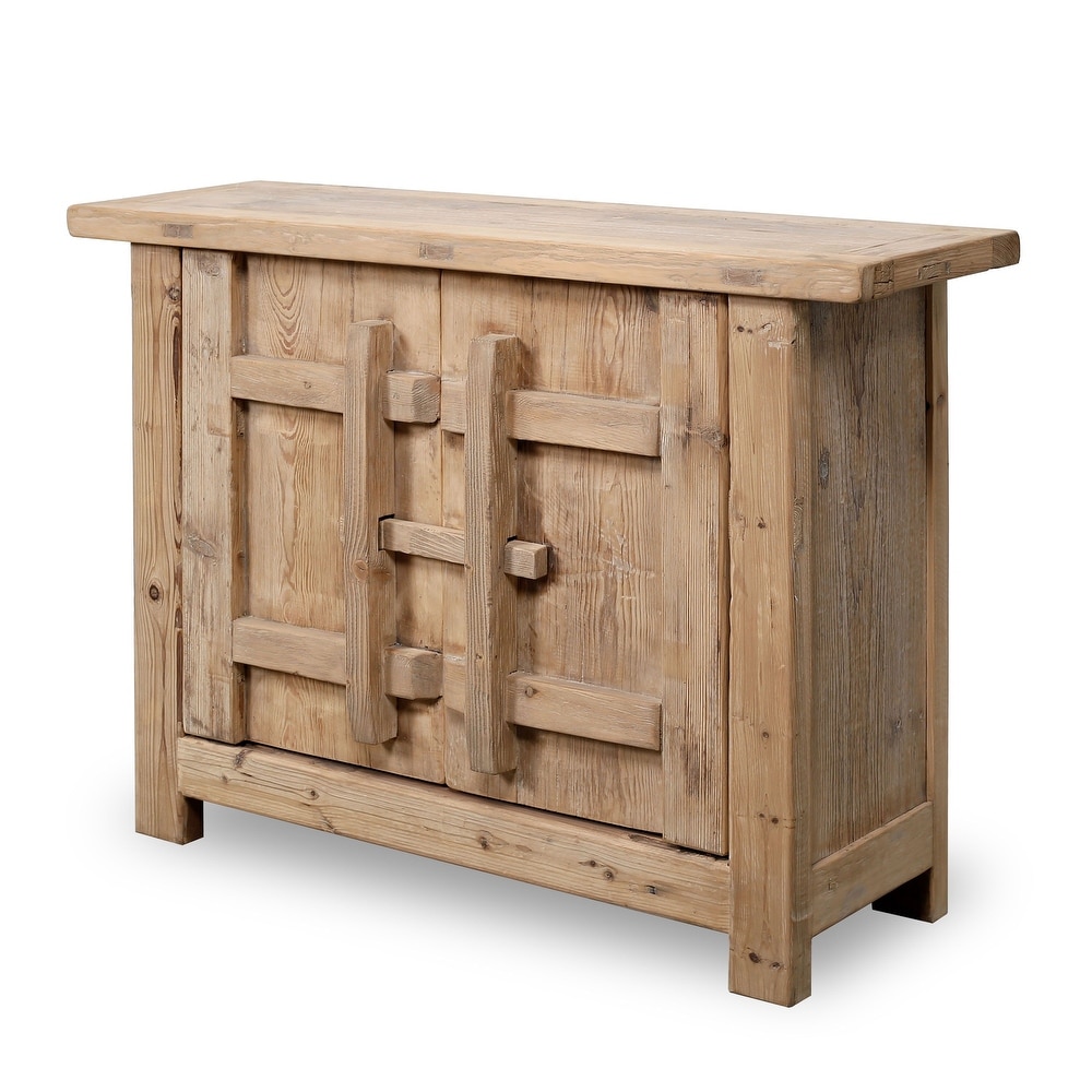 Artissance Amalfi Patrician One Door Cabinet  Weathered Natural 51x16x37H