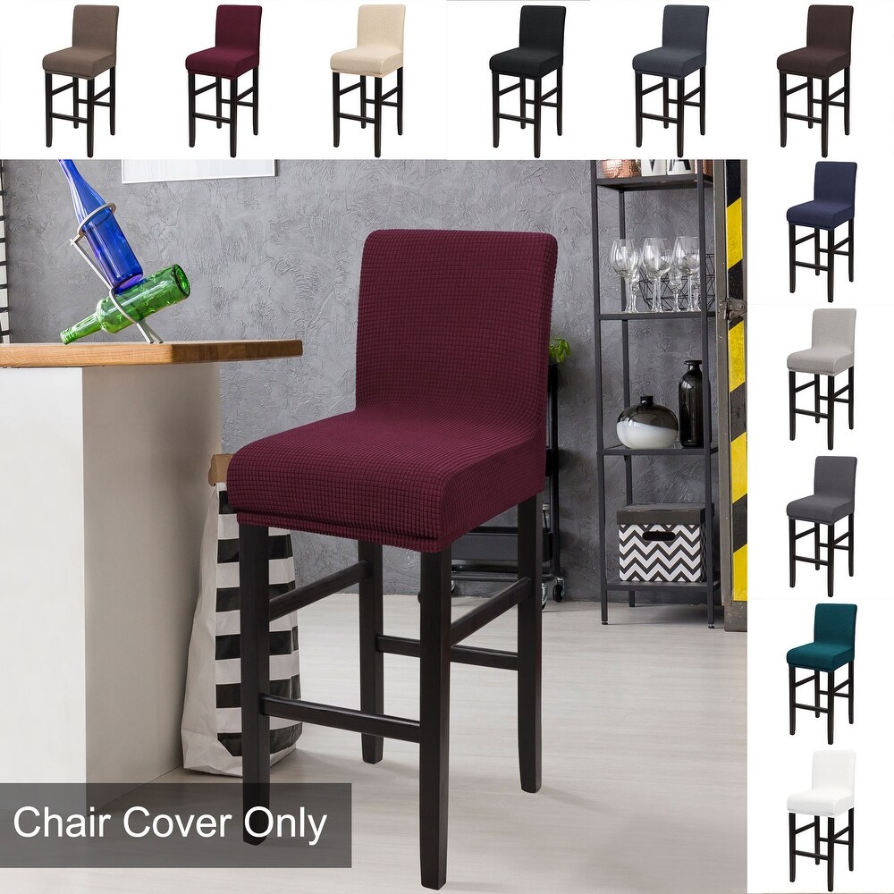 Stretch Bar Stool Covers for Counter Height Side Chair Covers