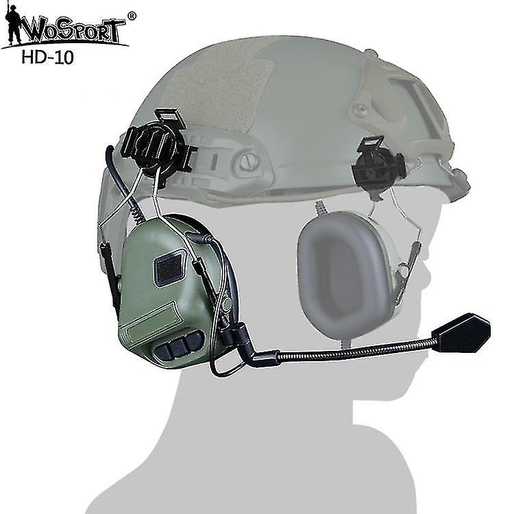 Tactical Helmet Headset With Fast Helmet Rail Adapter Peltor Comtac Headset Military Headphone