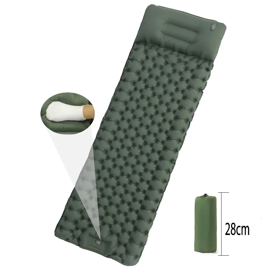 New Listing Sleeping Camping Pad Inflatable Air Bed Mattress Camping Mat Outdoor