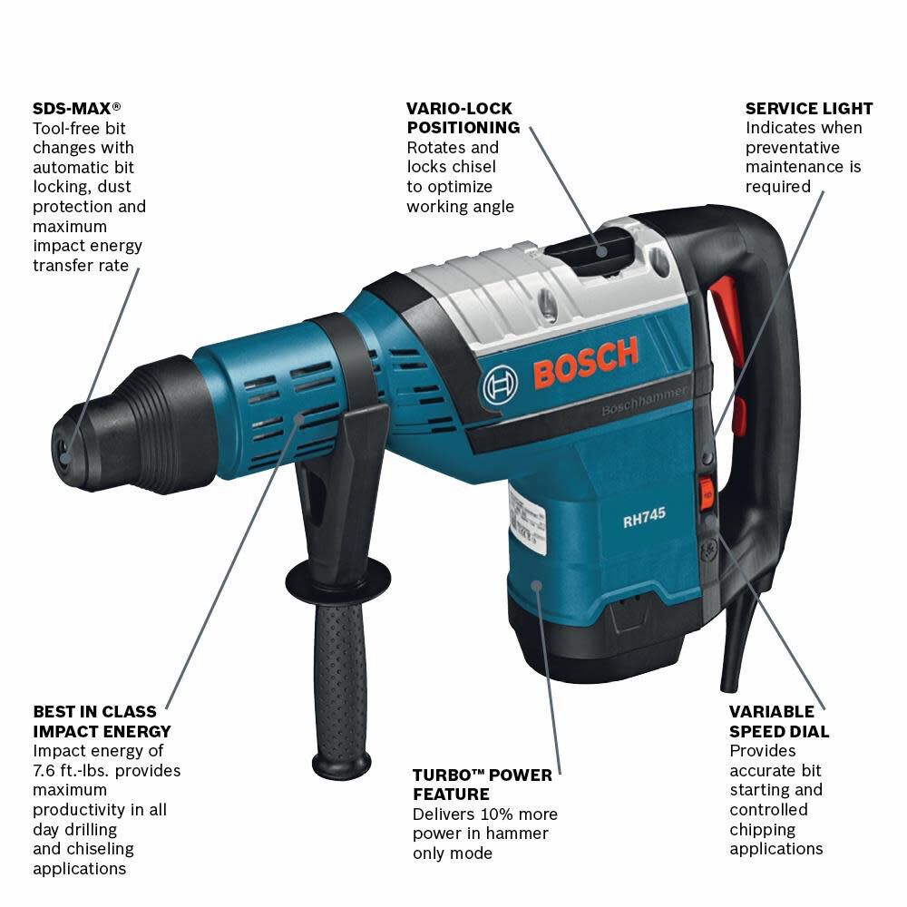 Bosch Rotary Hammer 1 3/4