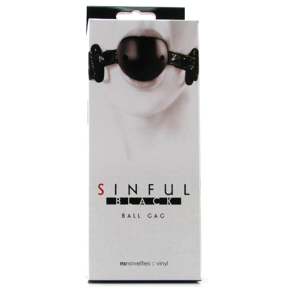 Sinful Ball Gag in Black