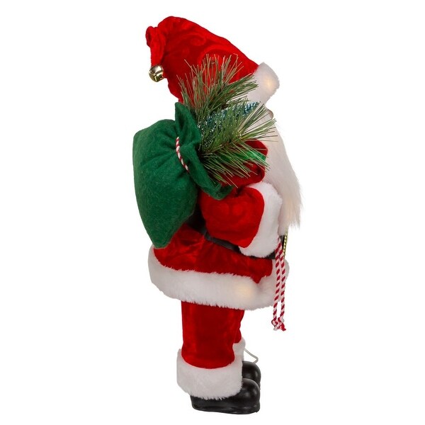 Kurt Adler 12Inch BatteryOperated LED Lighted Santa