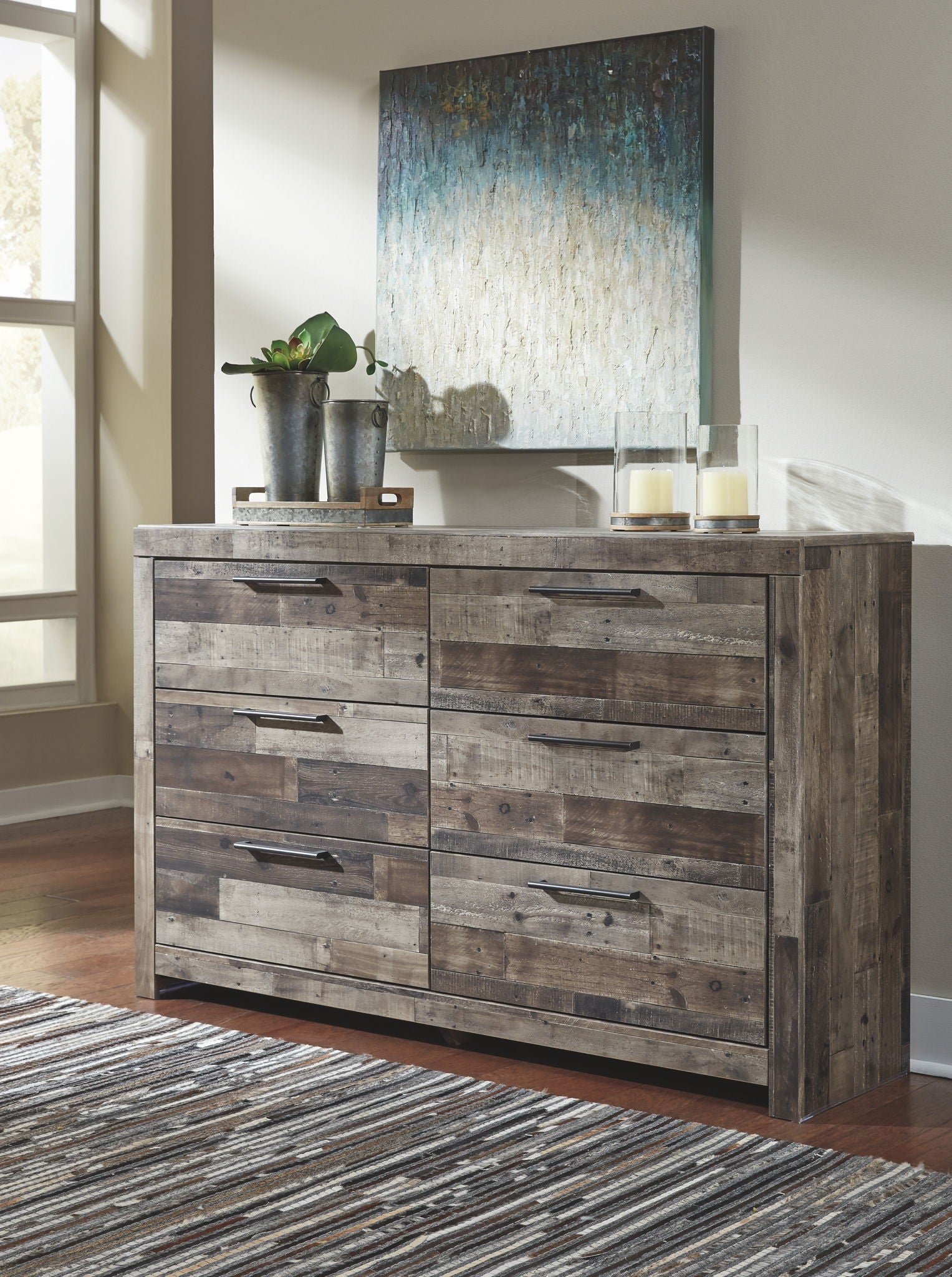 Derekson Multi Gray Dresser