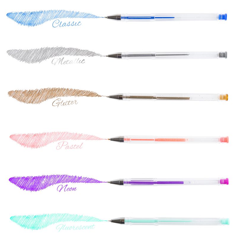 Artist Grade Color Gel Pen 100-Pack Case