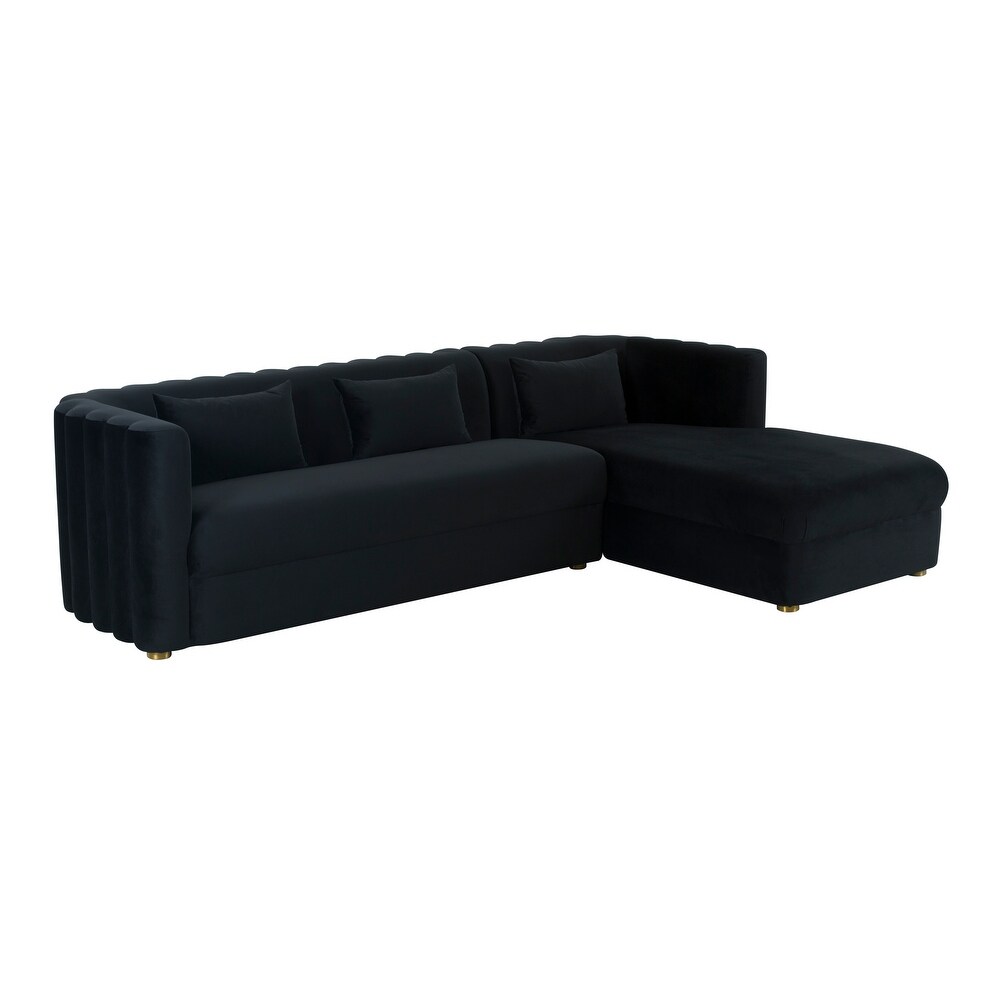 Callie Velvet Sectional