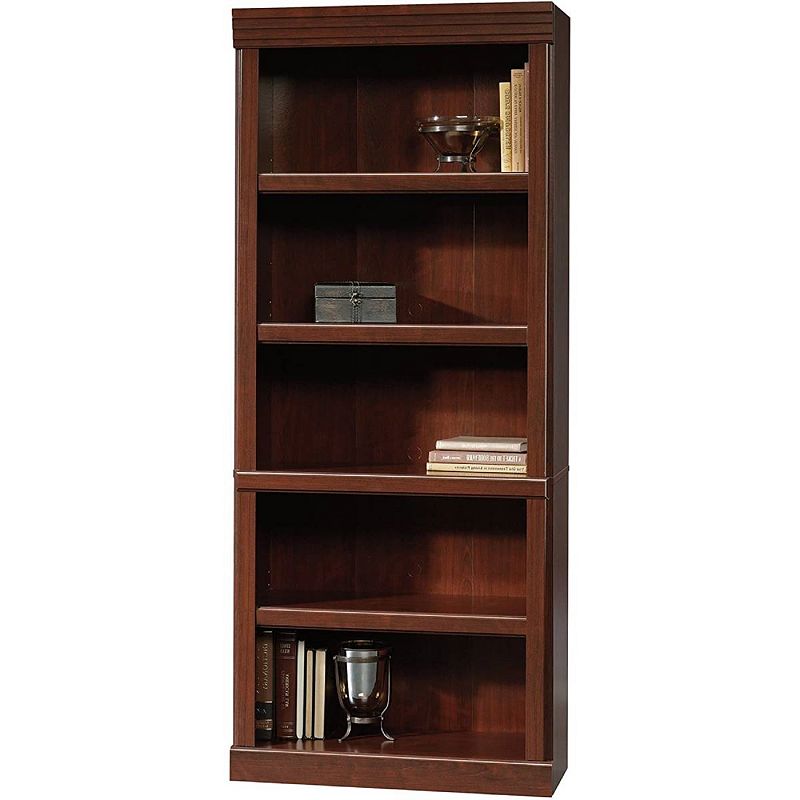 71-inch High 5-shelf Wooden Bookcase In Cherry Finish💝(LAST DAY CLEARANCE SALE 70% OFF)