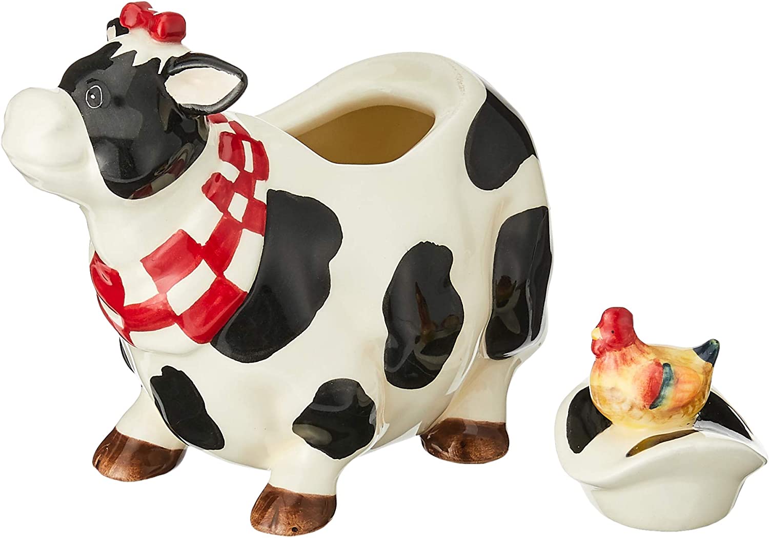 Cosmos Gifts Cow Sugar and Creamer Set