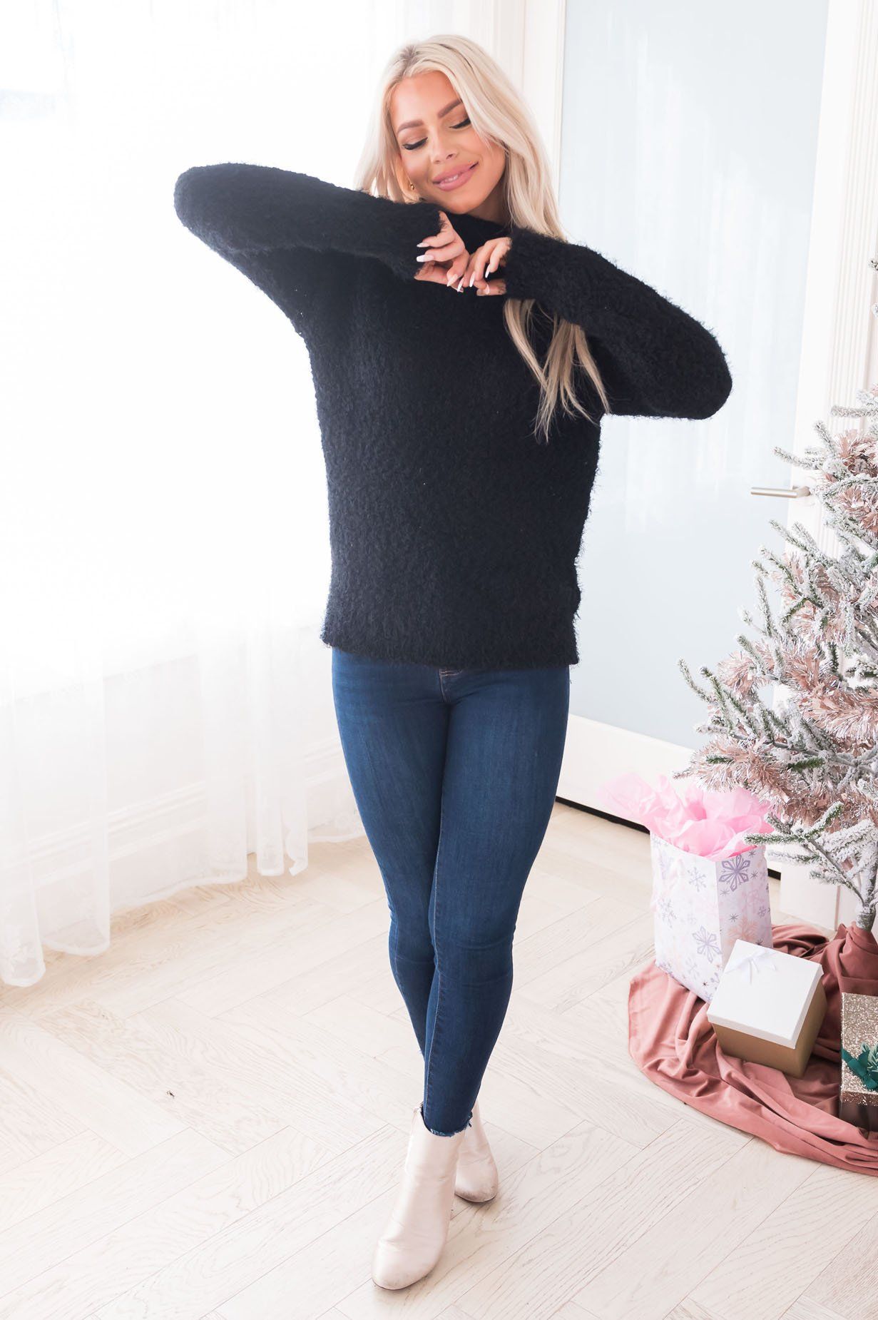 Always Cheerful Modest Sweater