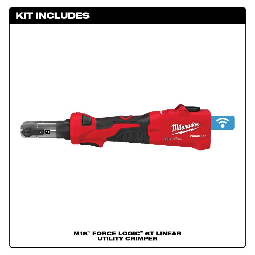 M18™ FORCE LOGIC™ 6T Linear Utility Crimper， Bare Tool