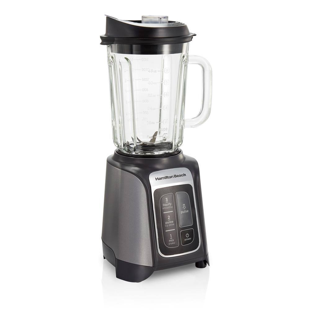 Hamilton Beach PowerMax Professional-Performance 48 oz. 3 Speed Grey Countertop Blender 58600