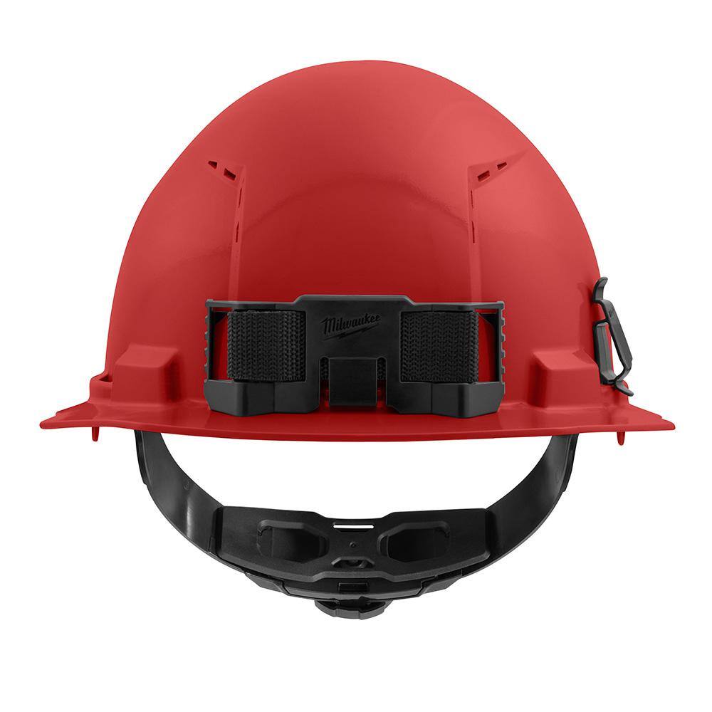 MW BOLT Red Type 1 Class C Front Brim Vented Hard Hat with 4-Point Ratcheting Suspension (10-Pack) 48-73-1208X10