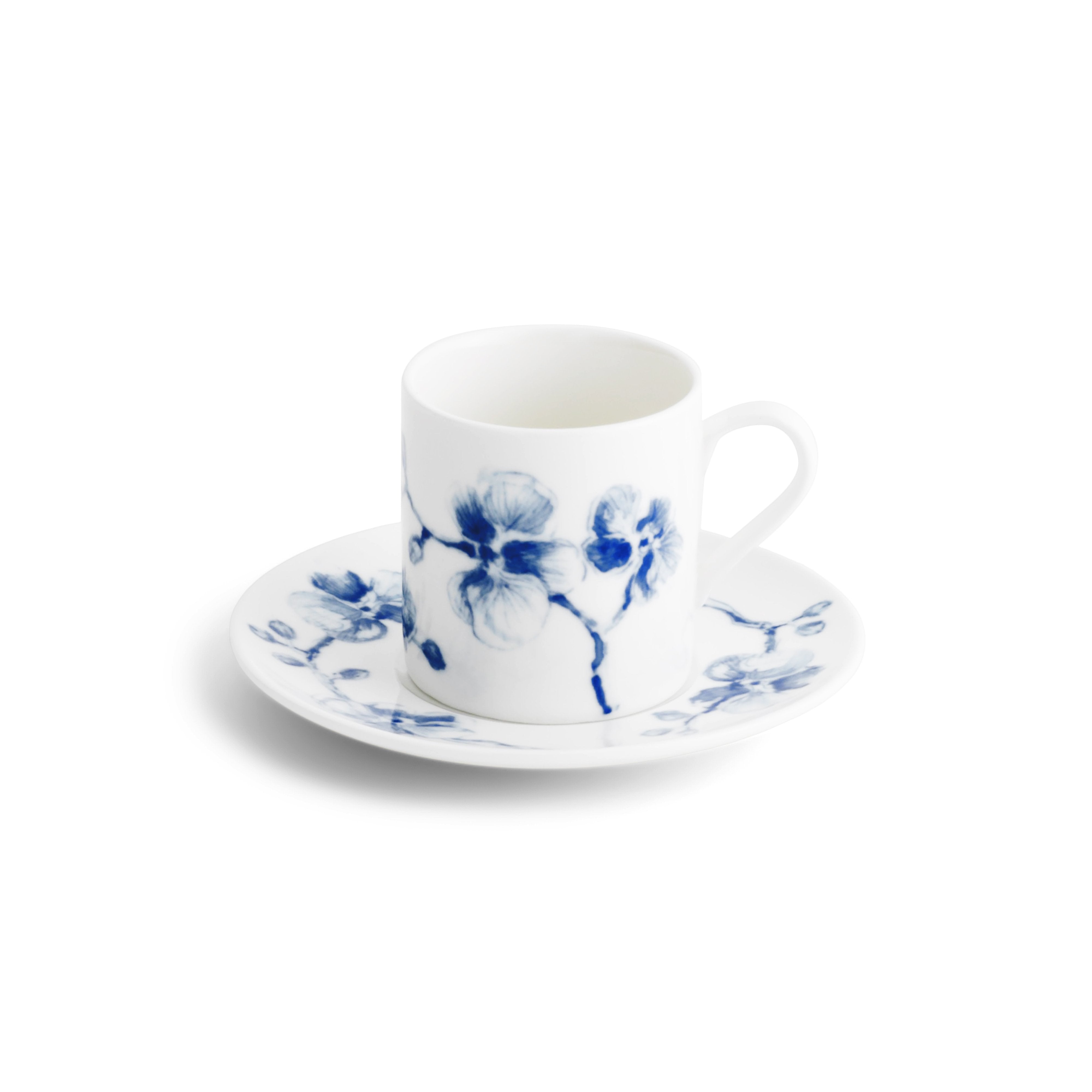 Blue Orchid Demitasse