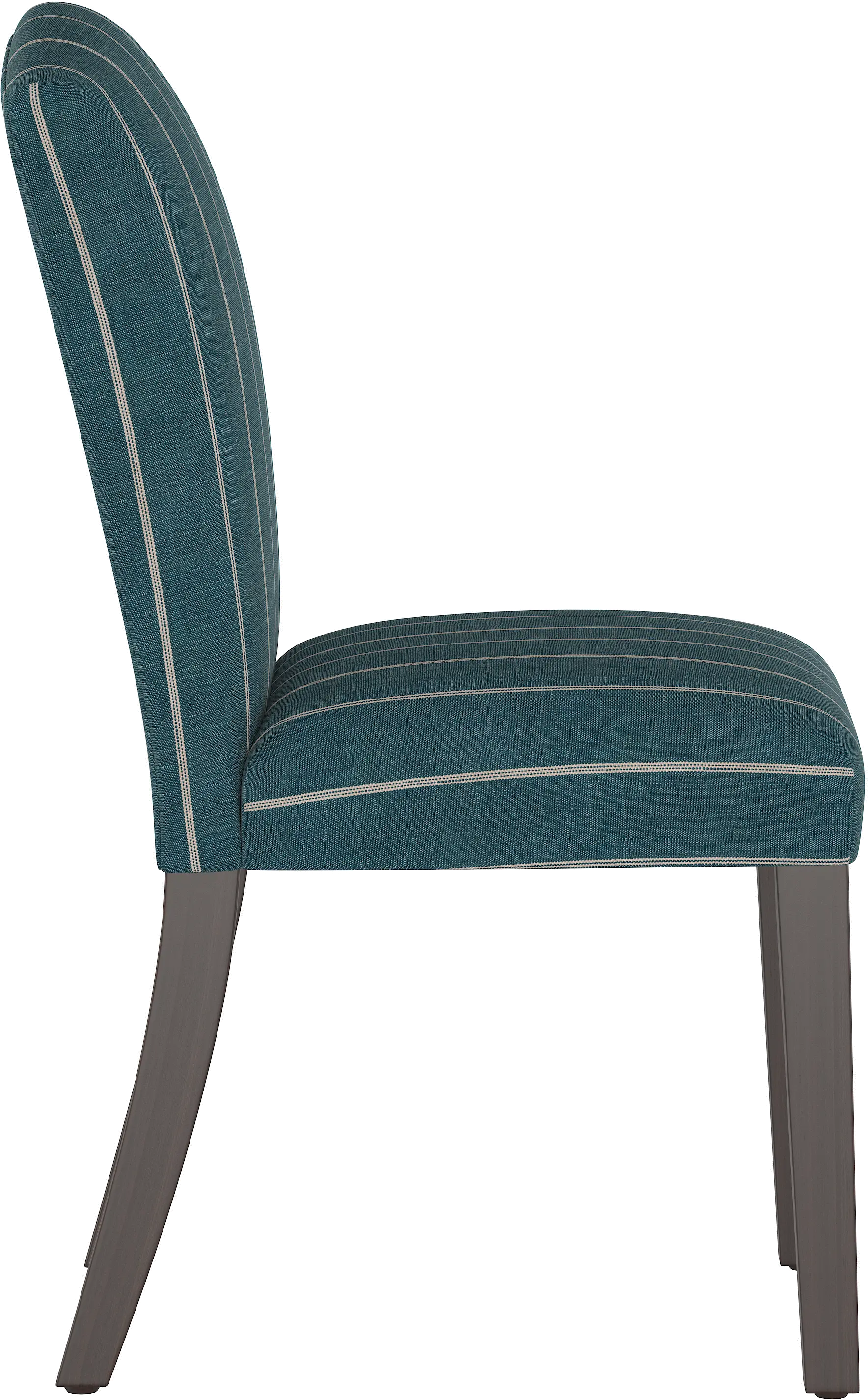 Nora Indigo Stripe Dining Chair - Skyline Furniture