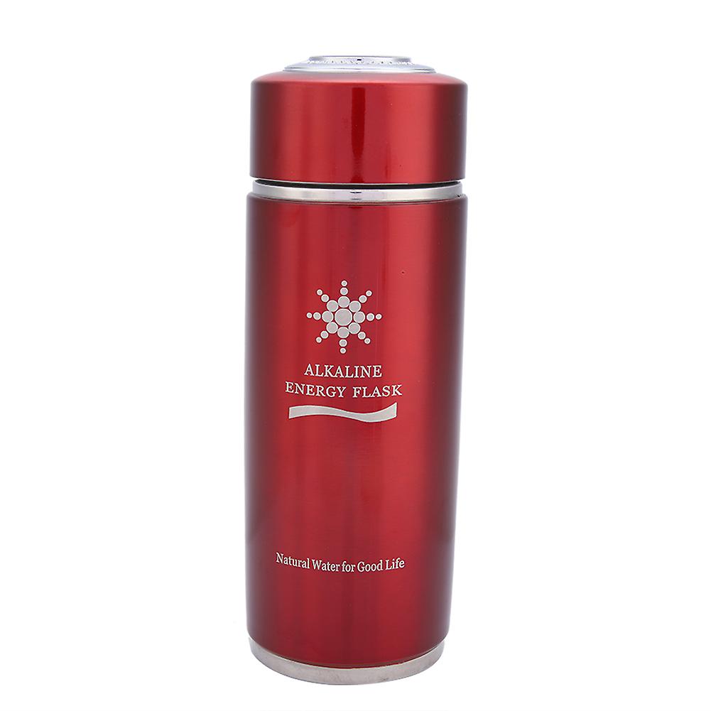 Stainless Alkaline Water Bottle Portable Nano Balance Bio Energy Lonizer Cup Flask(red)