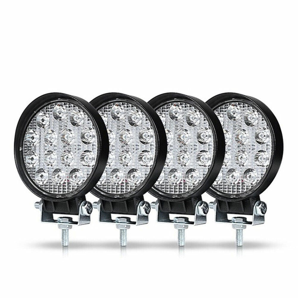 2~20PCS LED Work SPOT Lights For Truck Off Road Tractor ATV Round 84W 4inch USA