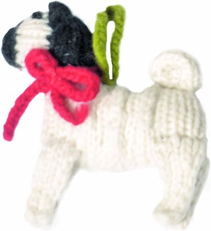 Chilly Dog Pug Ornament