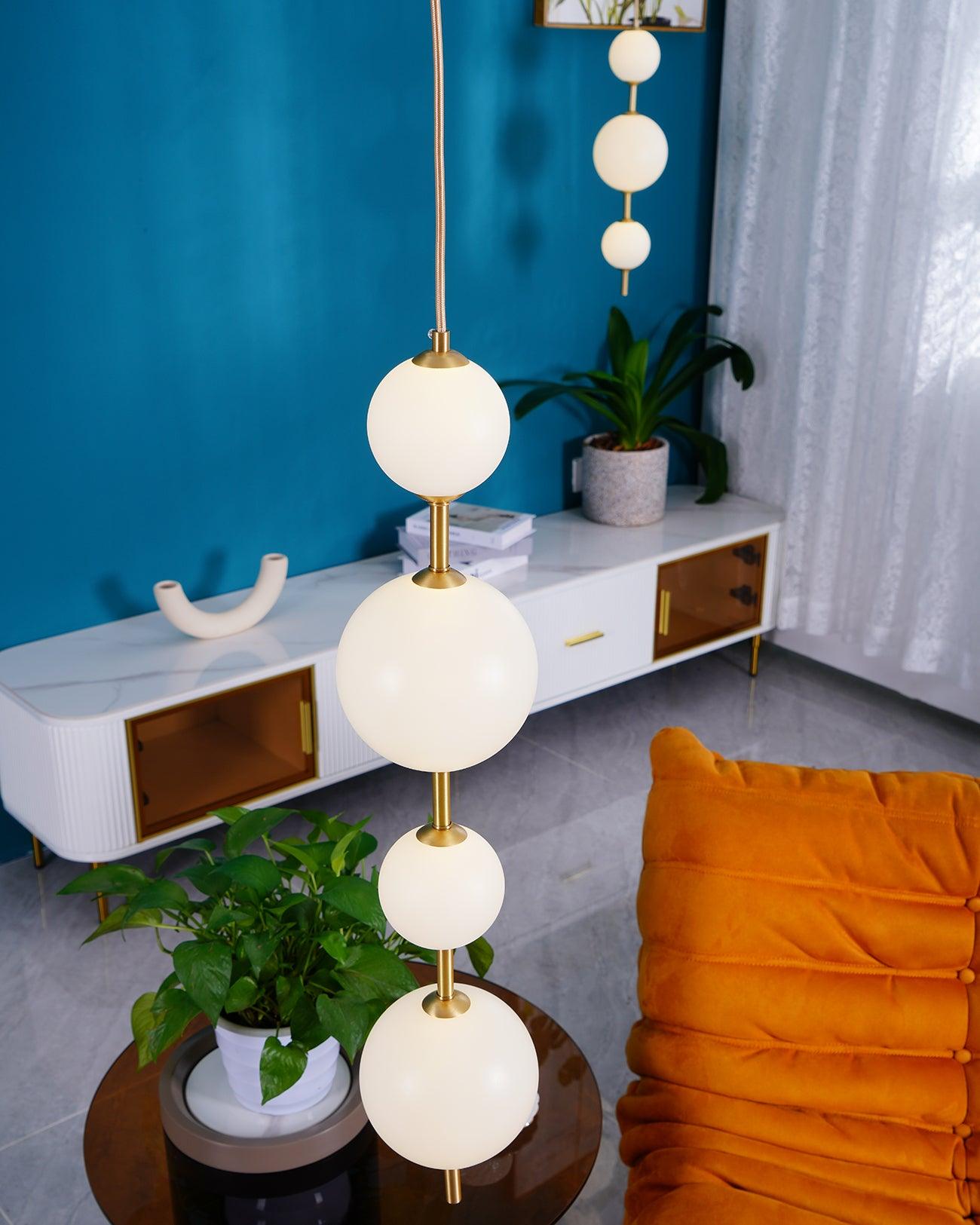 Vertical Globe Pendant Lamp