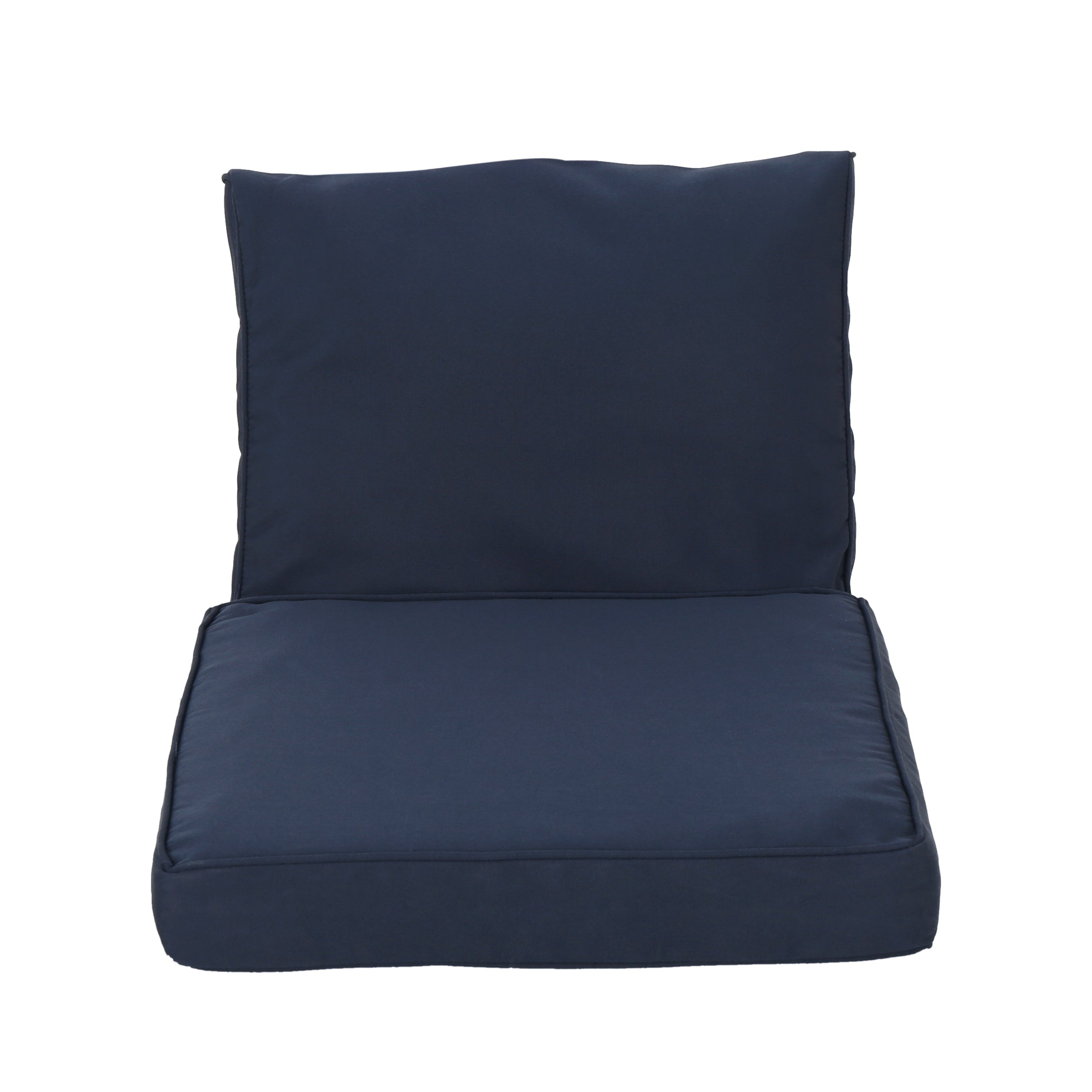 Atiyah Outdoor Water Resistant Fabric Club Chair Cushions with Piping