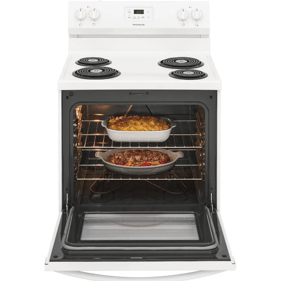 Frigidaire 30-inch Freestanding Electric Range with Even Baking Technology FCRC301CAW