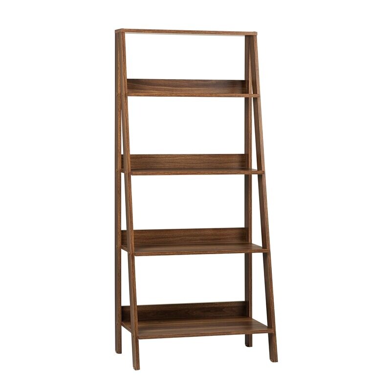 ixir 55'' H x 24.1'' W Ladder Bookcase Shelve Bookstand