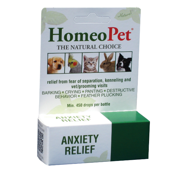 HomeoPet Anxiety Relief Dog， Cat， Small Animal and Bird Supplement