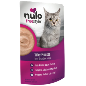 Nulo Freestyle Grain-Free Silky Mousse Beef and Sardine Recipe Cat Food