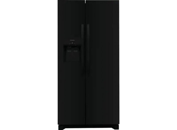 Frigidaire 22.3 Cu. Ft. Black Side-By-Side Refrigerator