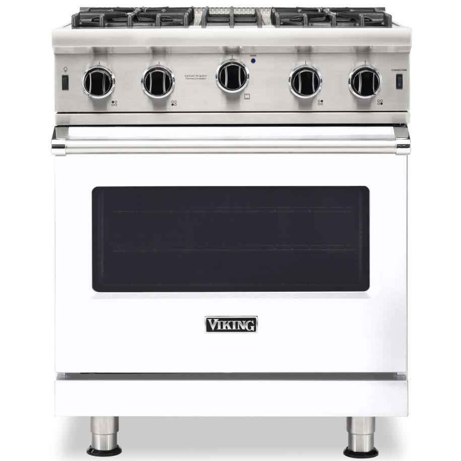 Viking 30-inch, 4.0 cu.ft. Freestanding Gas Range with Convection Technology VGIC5302-4BWH