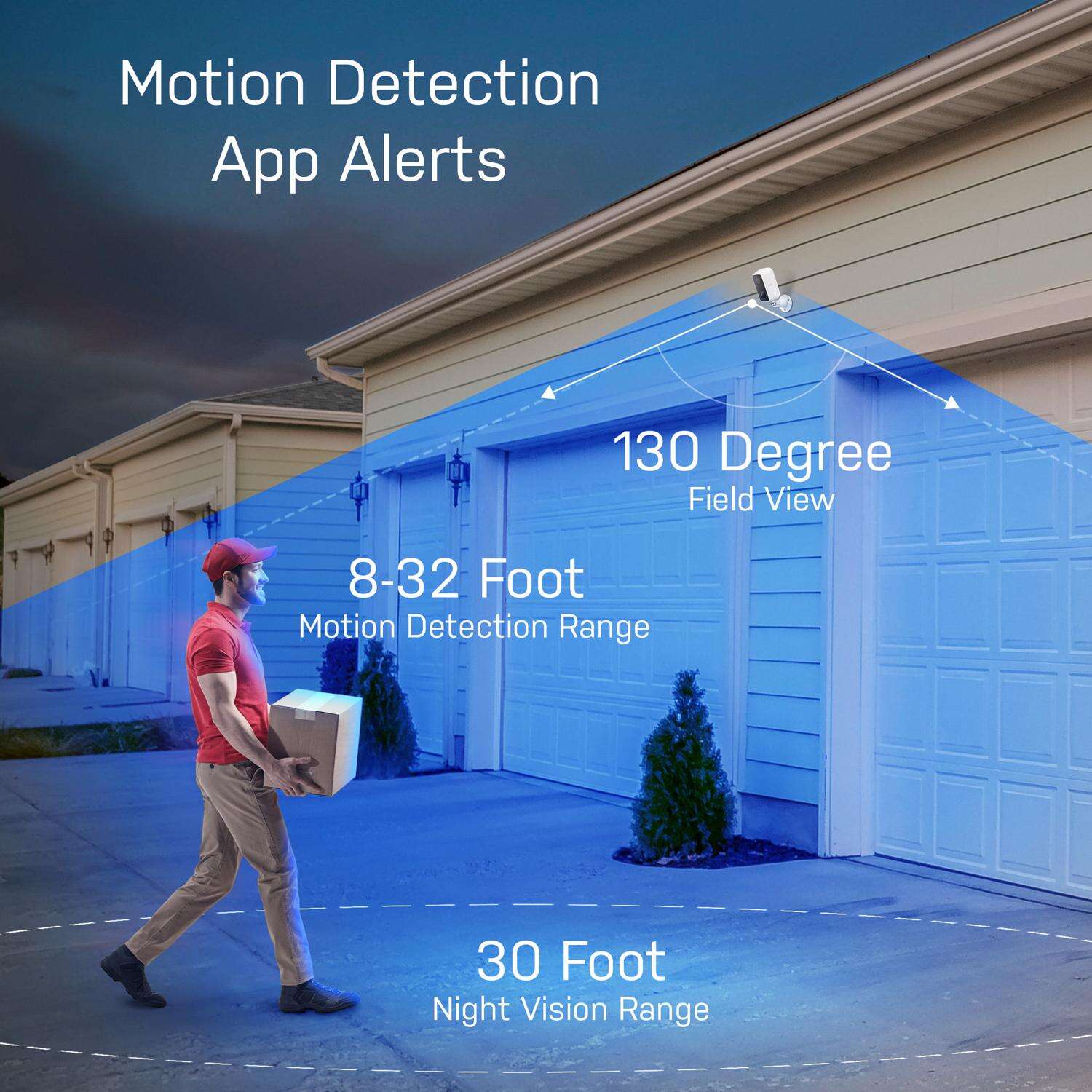 Feit Smart Home Battery Powered Outdoor Wi-Fi Security Camera