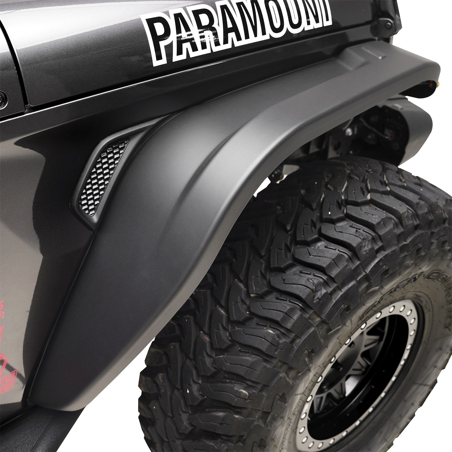 Paramount Automotive 81 21104 Hydro Fender Flares Fits Gladiator Wrangler (Jl)